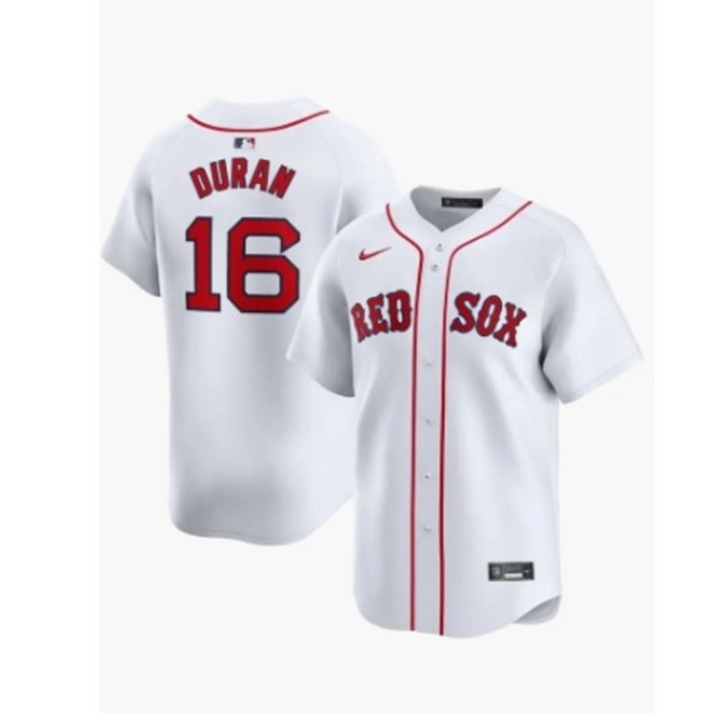 Nike Jarren Duran‎ White Boston Red Sox Home Limited Player Jersey Size M NWT